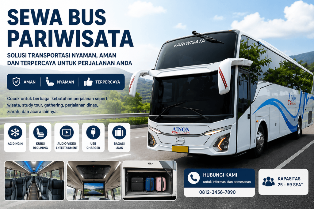 sewa bus pariwisata